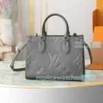 Replica L--V Monogram OnTheGo PM M12886 Gun Metal Color Small Size